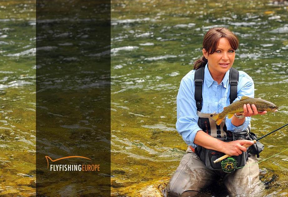 Visgids : Mirjana Pavlic - Fly Fishing Europe, M�hnesee-Delecke, Duitsland